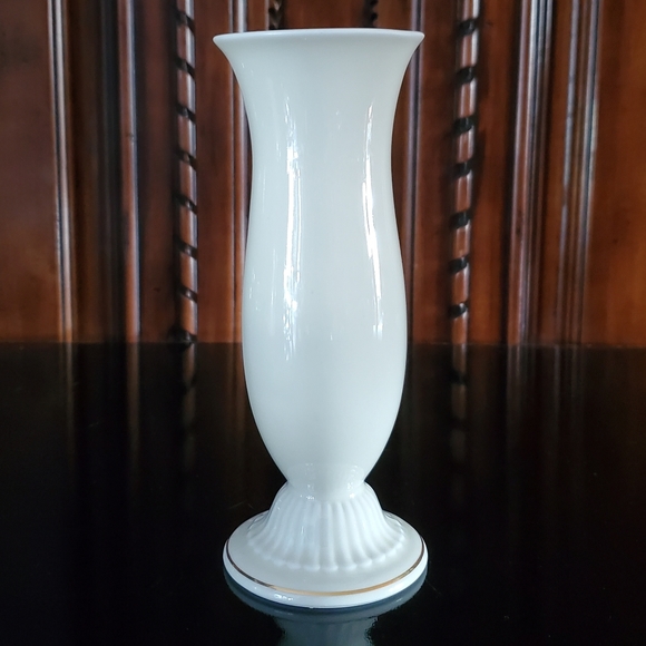 🇩🇪 6 1/8" "Garmisch" Floral Porcelain Bud Vase by Plankenhammer Floss Bavaria - Picture 8 of 11